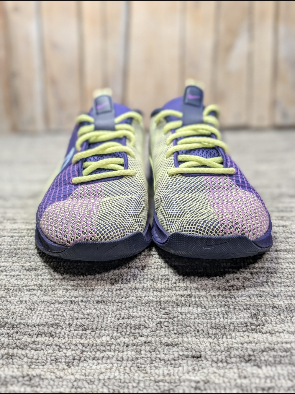 Men's Nike Metcon 8 AMP - Purple/Green - Size 10 MEN DV1206-500 - Picture 2 of 9